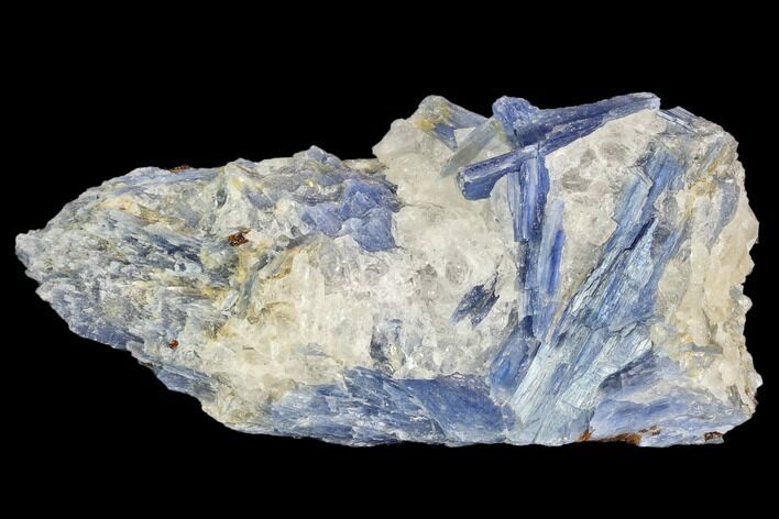 Vibrant Blue Kyanite Crystals In Quartz - Brazil #118871